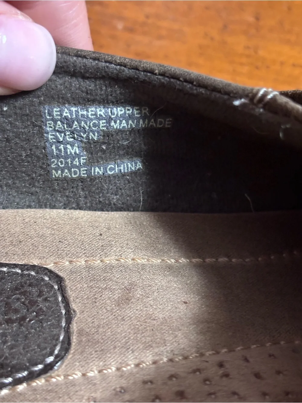 Earth Origins Women's Dark Brown Leather-Look Comfort Flats